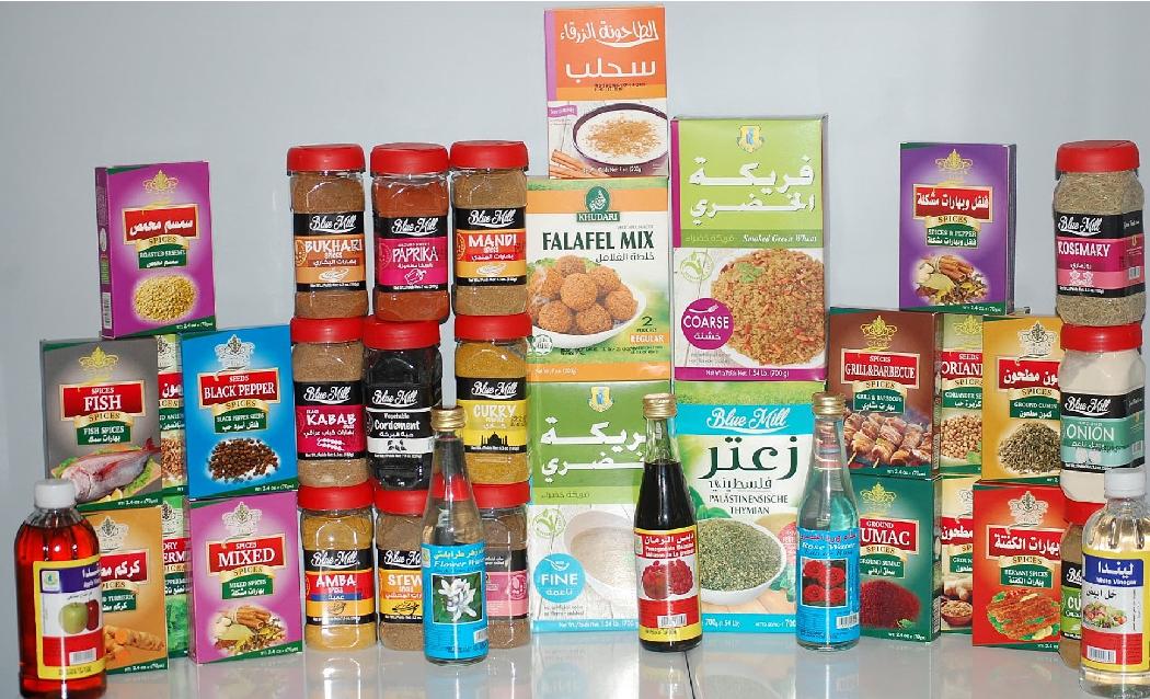 A selection of packaged spices, grains and cooking essentials from the Bright Life range